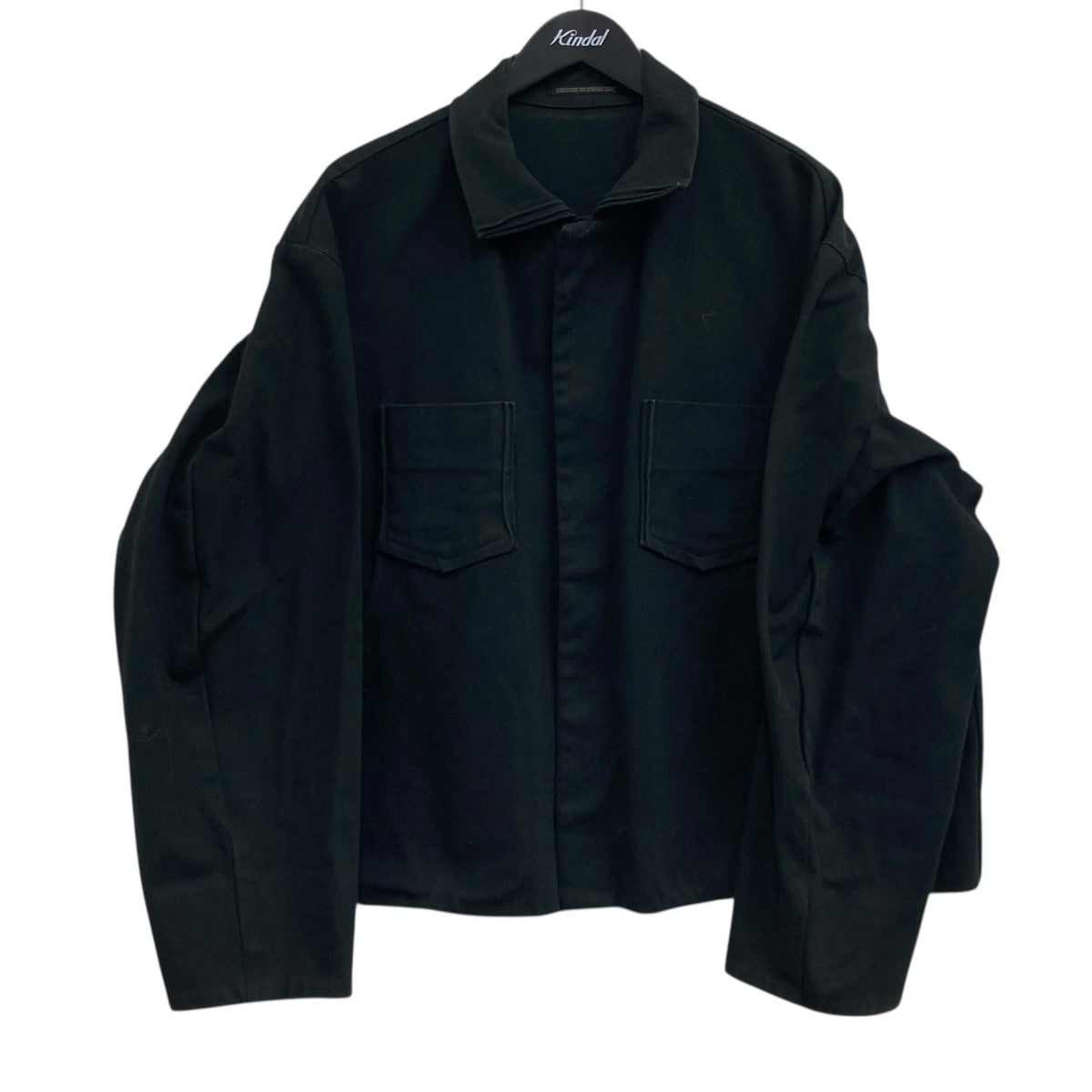 Yohji Yamamoto pour homme ビッグスナップボタンコットンツイルジャケット 古着・中古-1枚目のアイテム画像