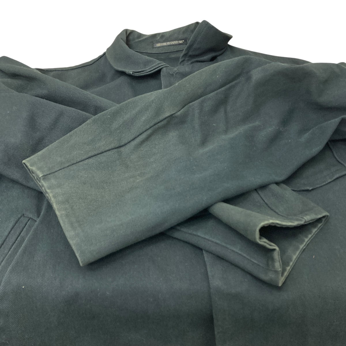 Yohji Yamamoto pour homme ビッグスナップボタンコットンツイルジャケット 古着・中古-4枚目のアイテム画像
