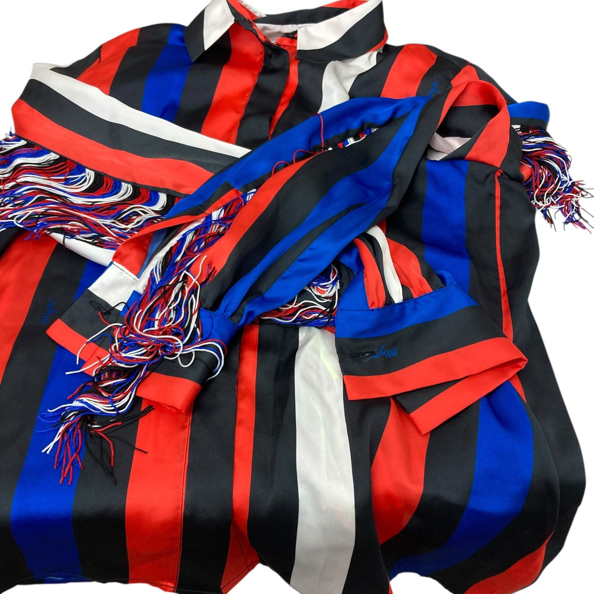 MSGM マルチカラーフリンジトップス 古着・中古-4枚目のアイテム画像