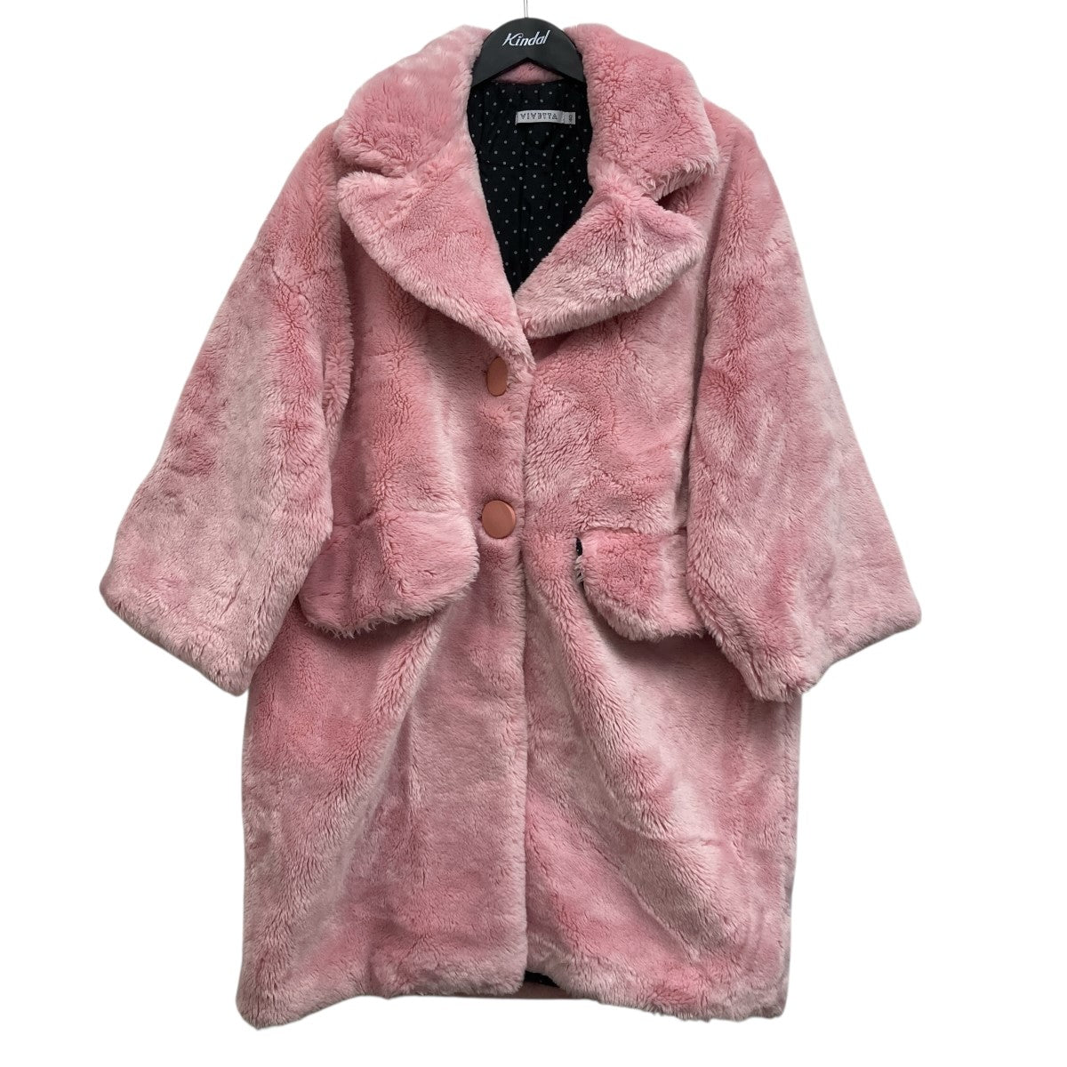 VIVETTA フェイクファーコート 古着・中古-1枚目のアイテム画像