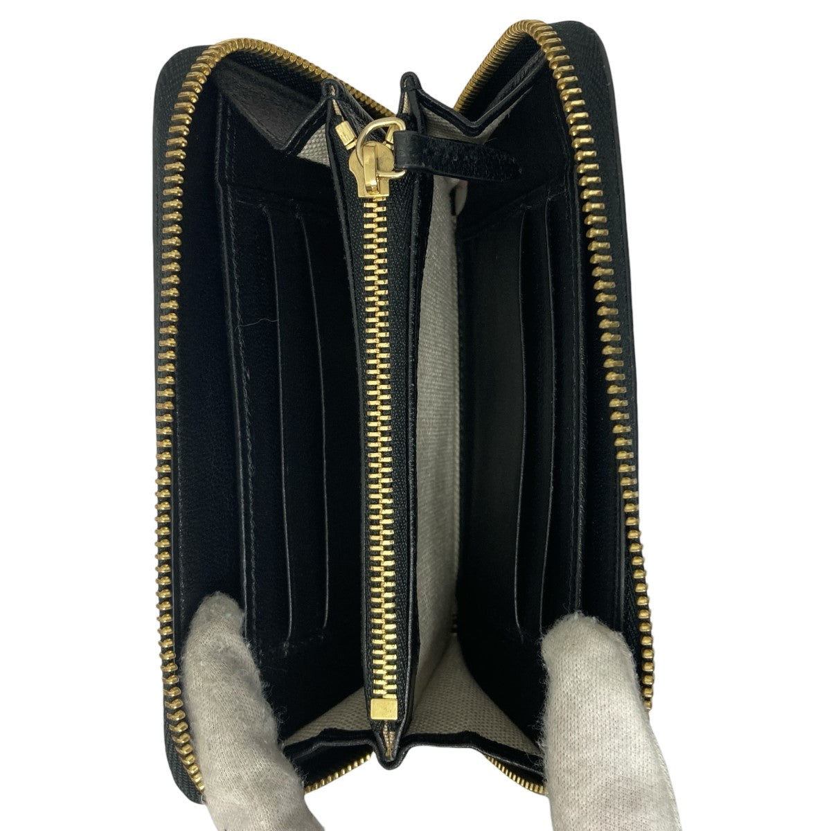 JIMMY CHOO(ジミーチュウ) ラウンドジップ2つ折り財布 ブラック サイズ