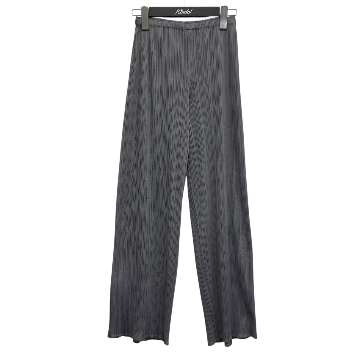 PLEATS PLEASE プリーツパンツ ダークグレー 中古・古着通販】PLEATS PLEASE (プリーツプリーズ) プリーツパンツ