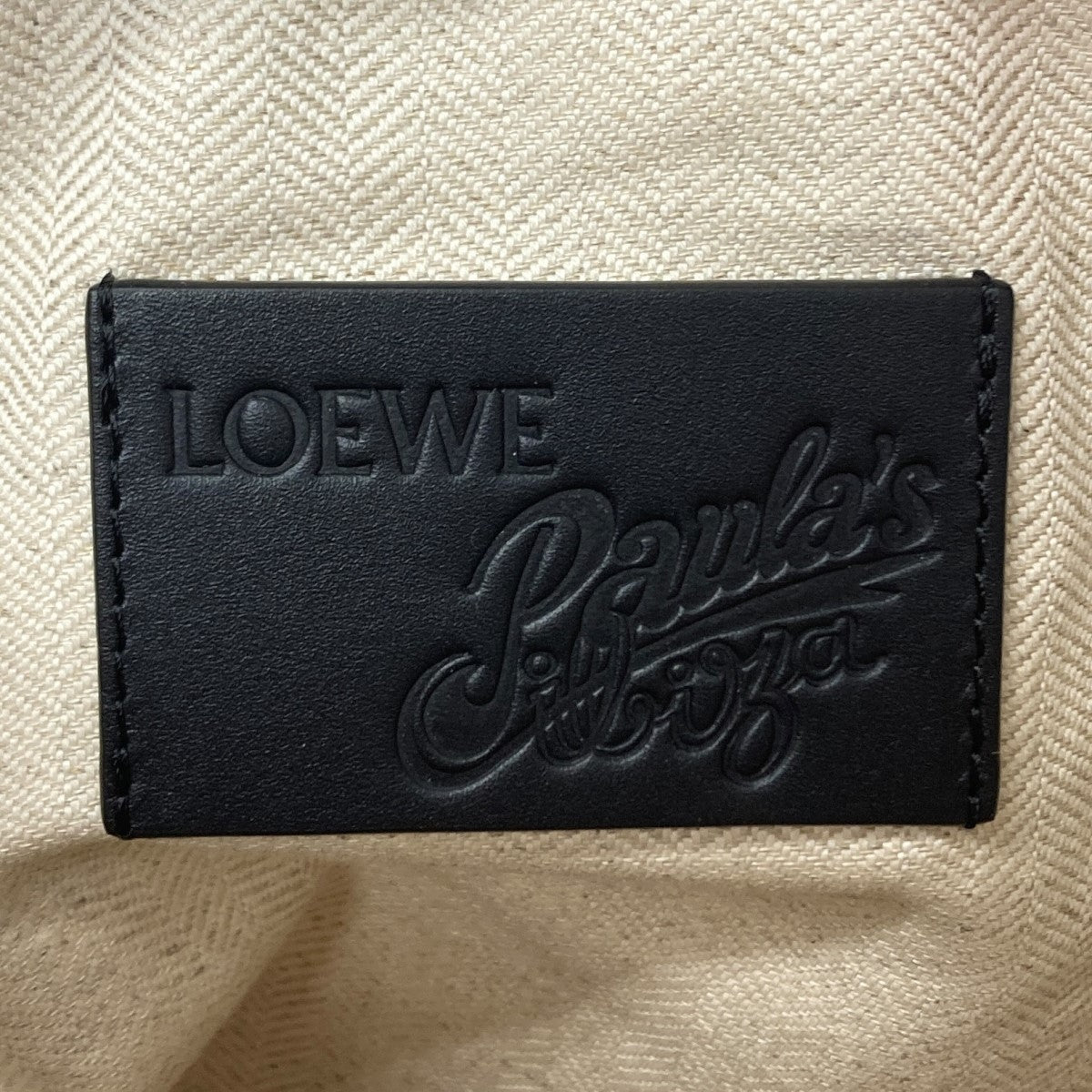 LOEWE ドローストリングポーチ 古着・中古-4枚目のアイテム画像