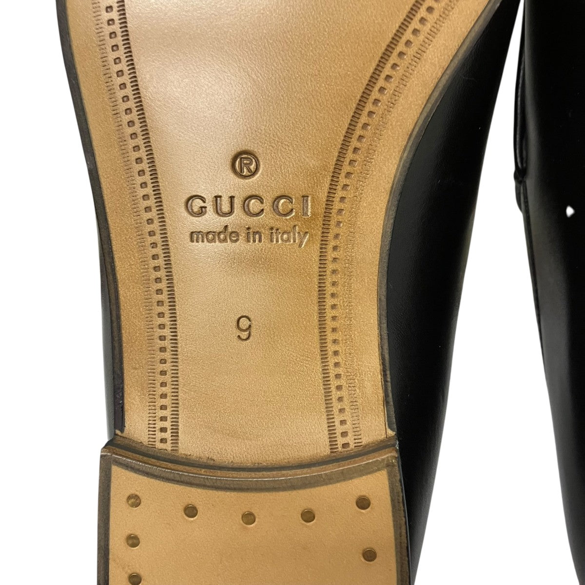 GUCCI(グッチ) ホースビットローファー 798997 ブラック サイズ 9