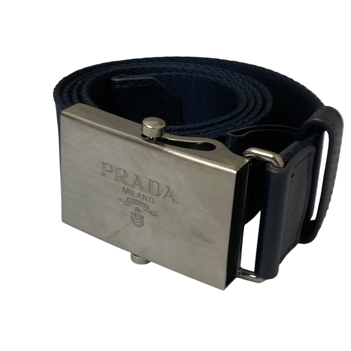 PRADA ロゴバックルガチャベルト 古着・中古-1枚目のアイテム画像