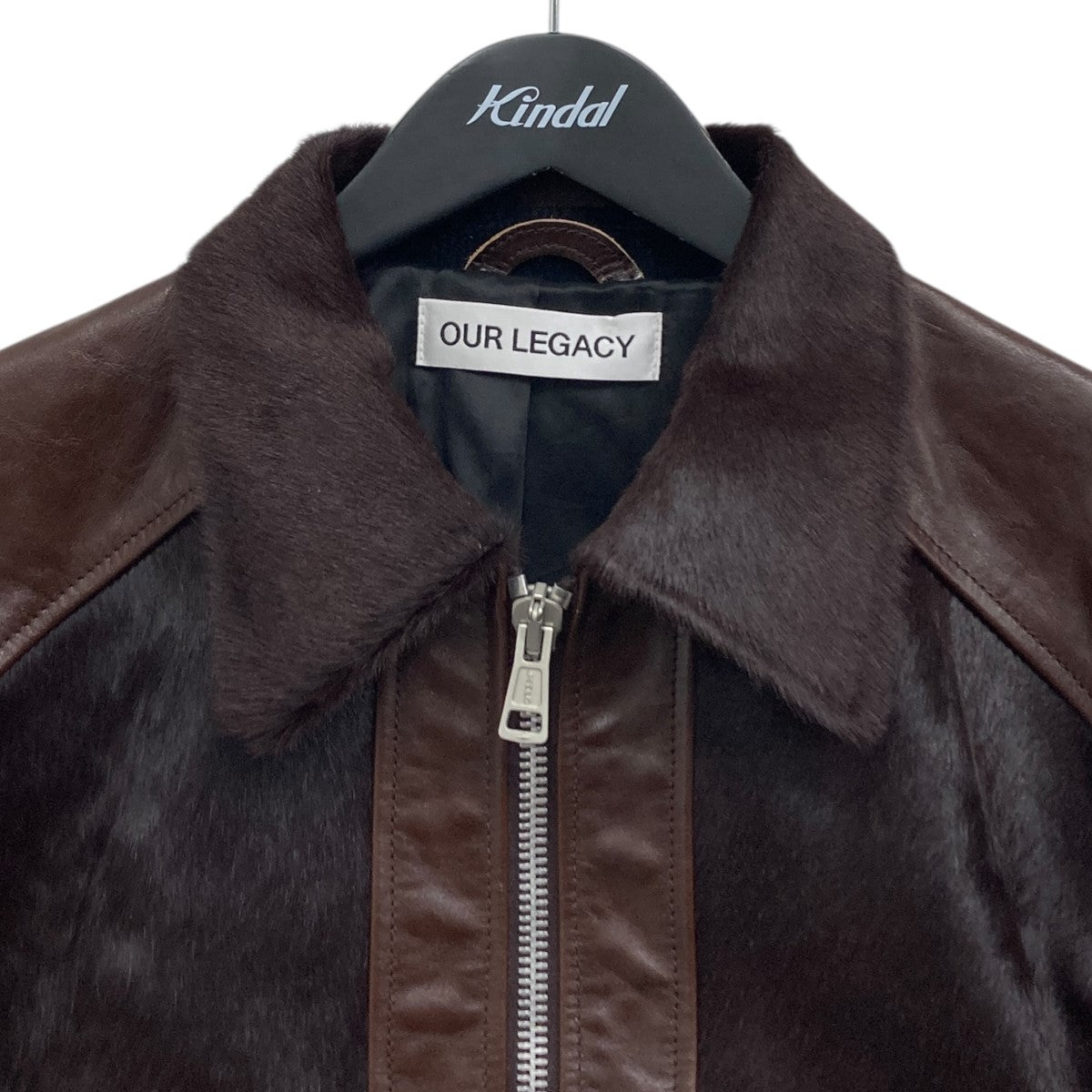 ANDALOU JACKET レザーハラコジャケット