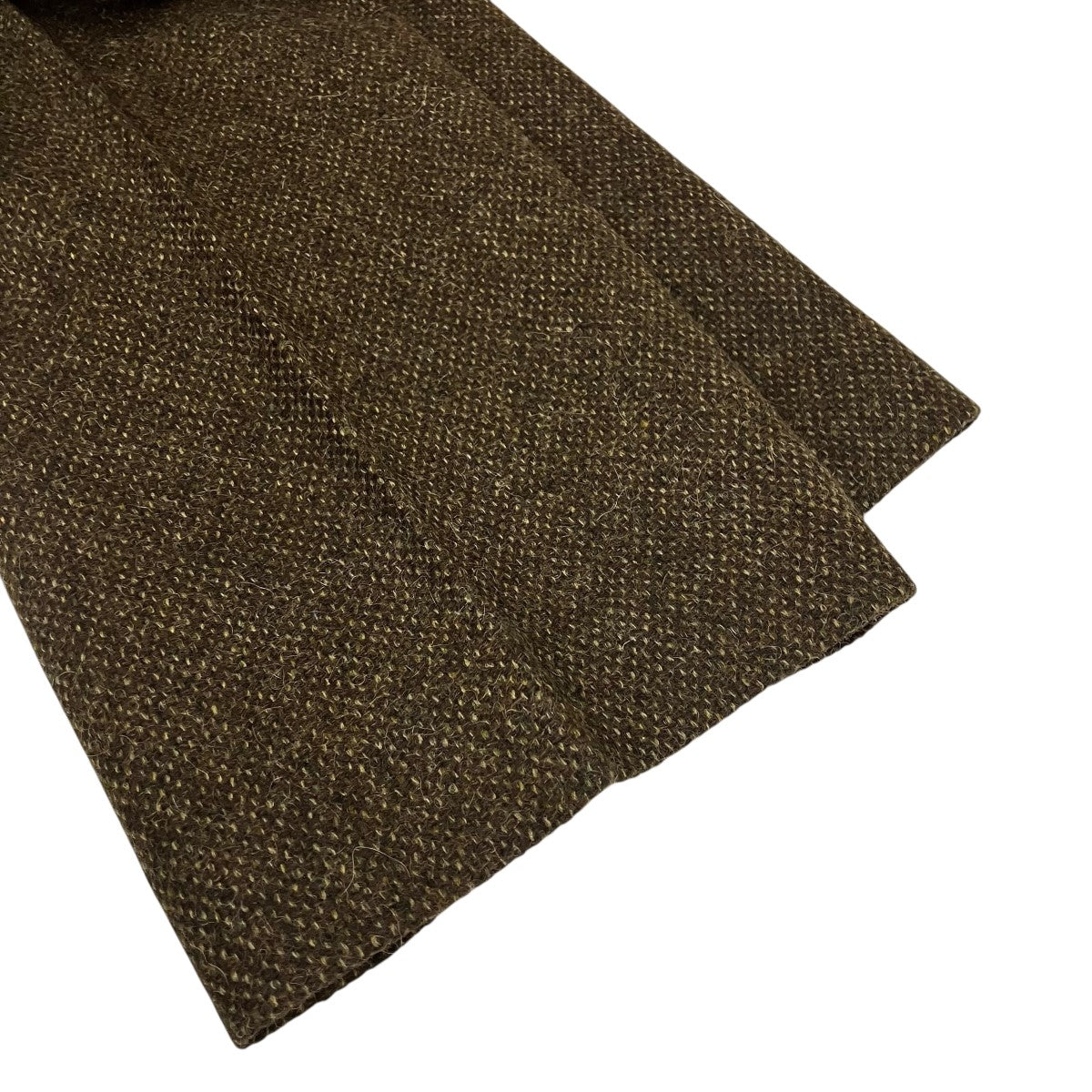 LAMA SHETLAND WOOL TWEED SLACKS ウールスラックス