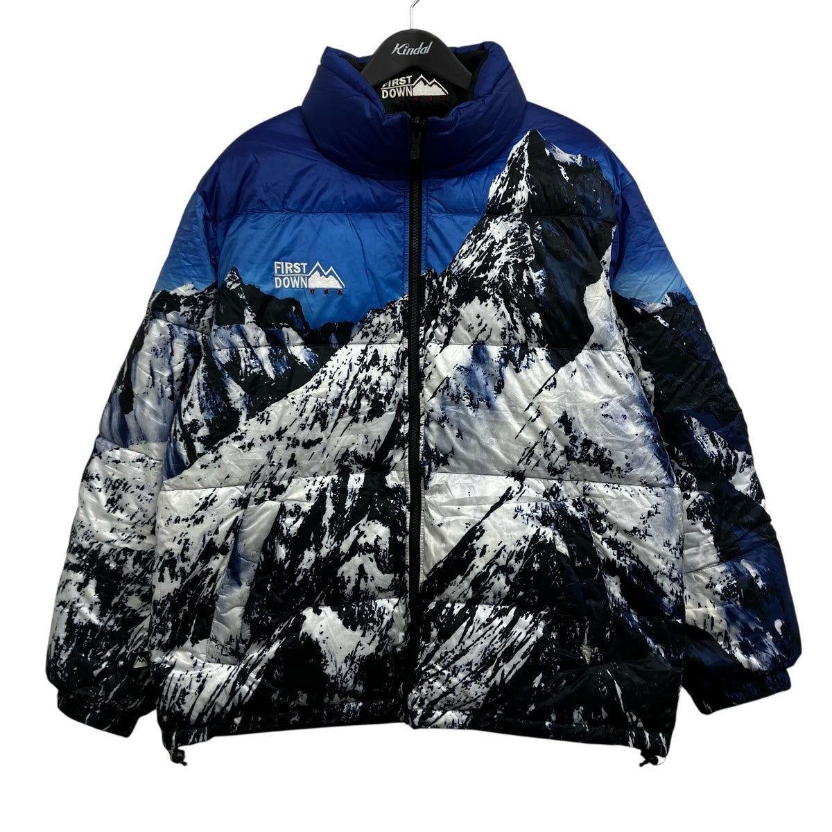 FIRST DOWN リバーシブルダウンジャケット 古着・中古-1枚目のアイテム画像