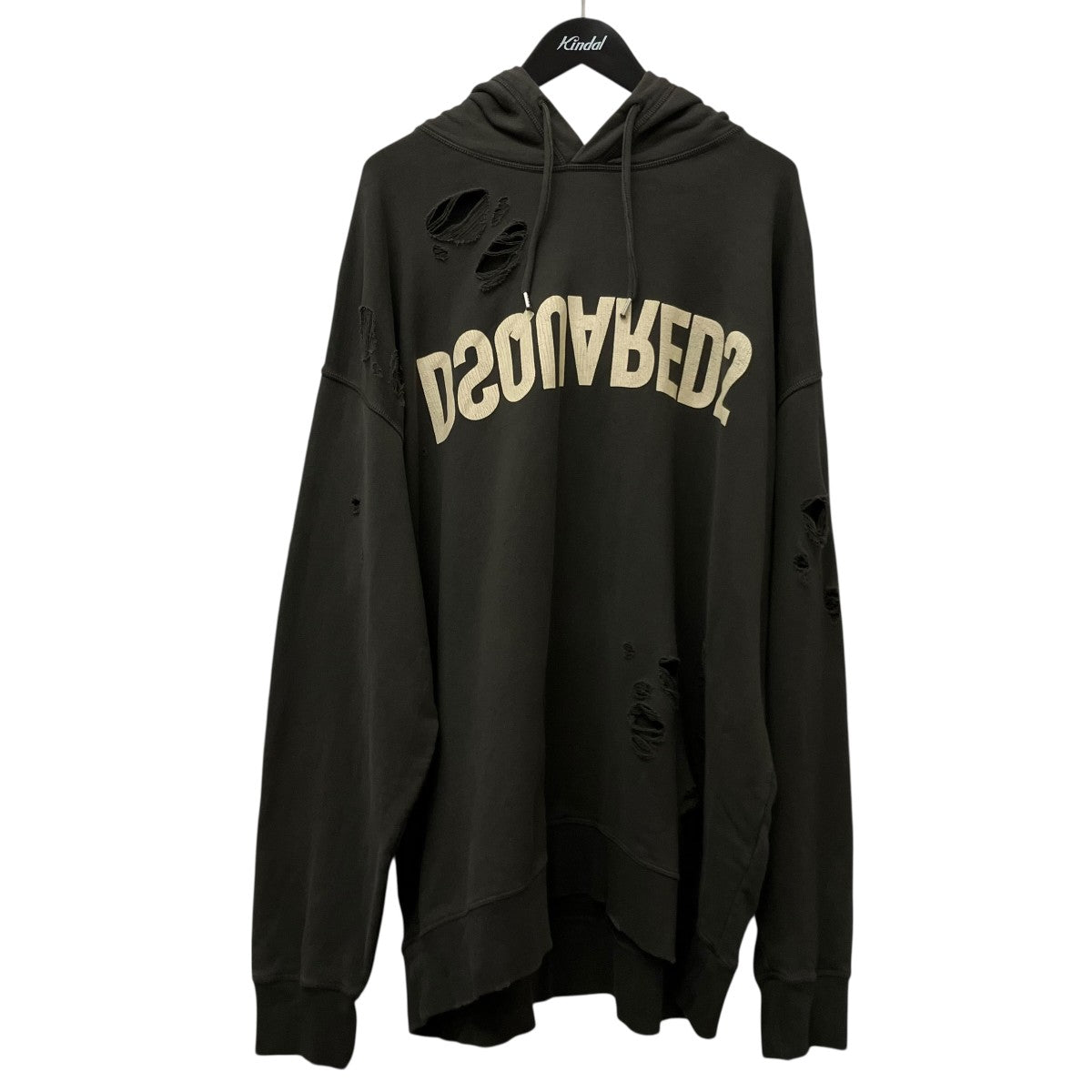 DSQUARED2 D2 REVERSE HOODIEプルオーバーパーカーS74GU0667 古着・中古-1枚目のアイテム画像