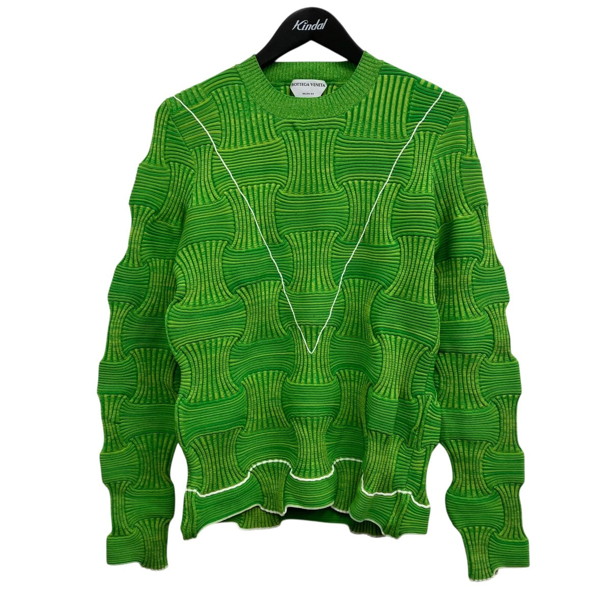 BOTTEGA VENETA イントレチャートニット 古着・中古-1枚目のアイテム画像