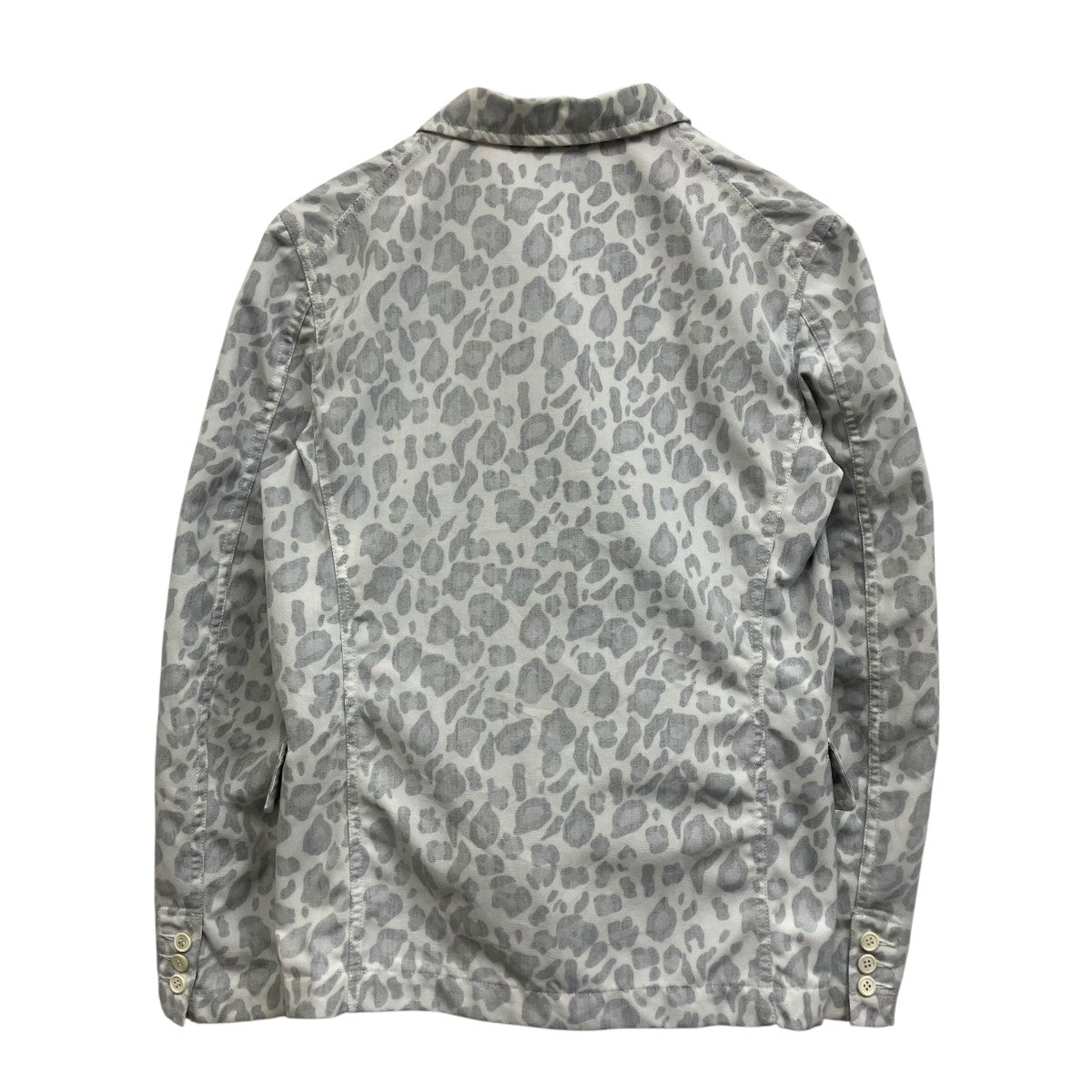 BLACK COMME des GARCONS レオパードテーラードジャケット 古着・中古-2枚目のアイテム画像