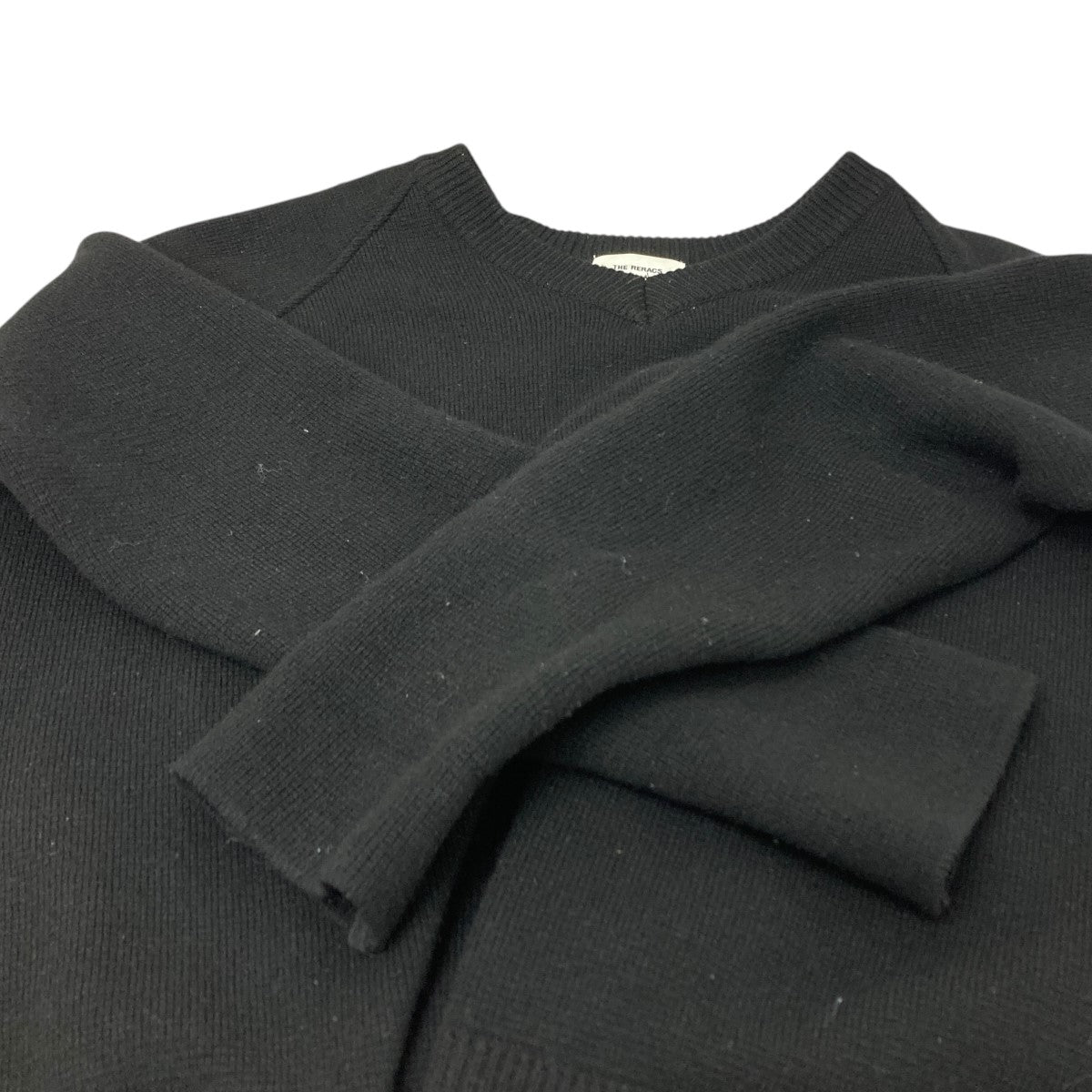 WOOL／CASHMERE RAGLAN V NECK PULLOVER KNIT Vネックニット
