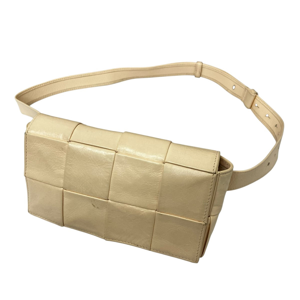 BOTTEGA VENETA CASSETTE BAG MELON WASHEDカセットショルダーバッグ 古着・中古-1枚目のアイテム画像