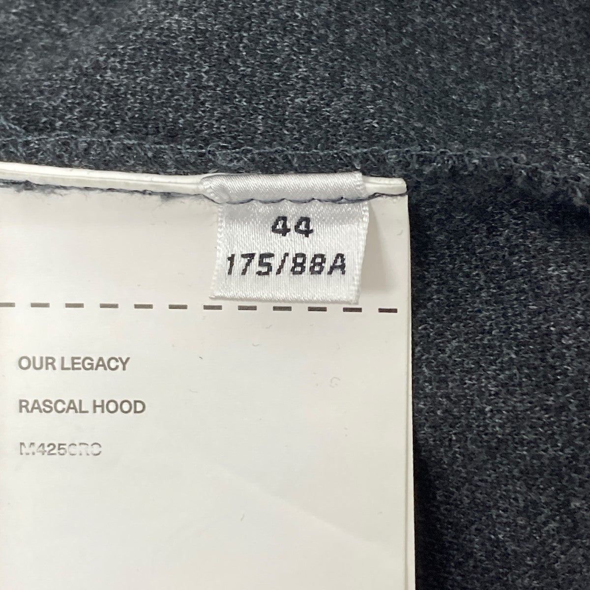 OUR LEGACY Rascal Hood ジップパーカー 古着・中古-5枚目のアイテム画像