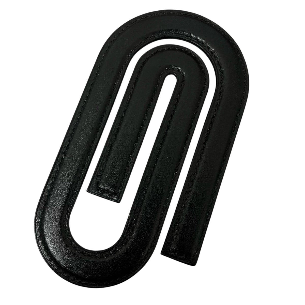 HERMES(エルメス) □H刻印クリップブックマークトロンボーン ブラック