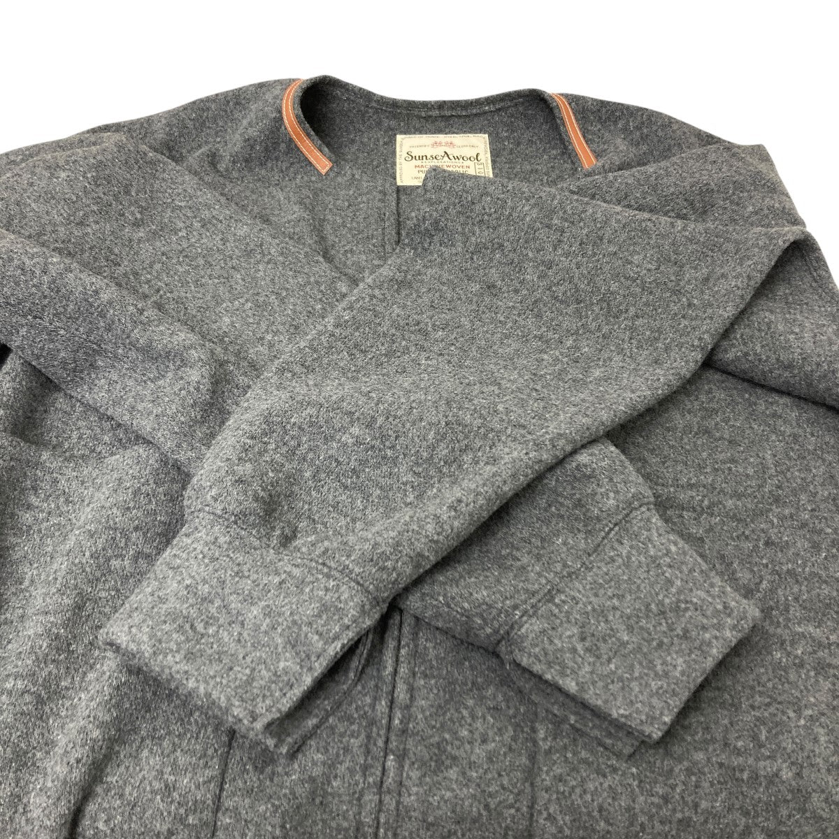 SUNSEA(サンシー) 31th HALF ZIP CARDIGAN ハーフジップカーディガン