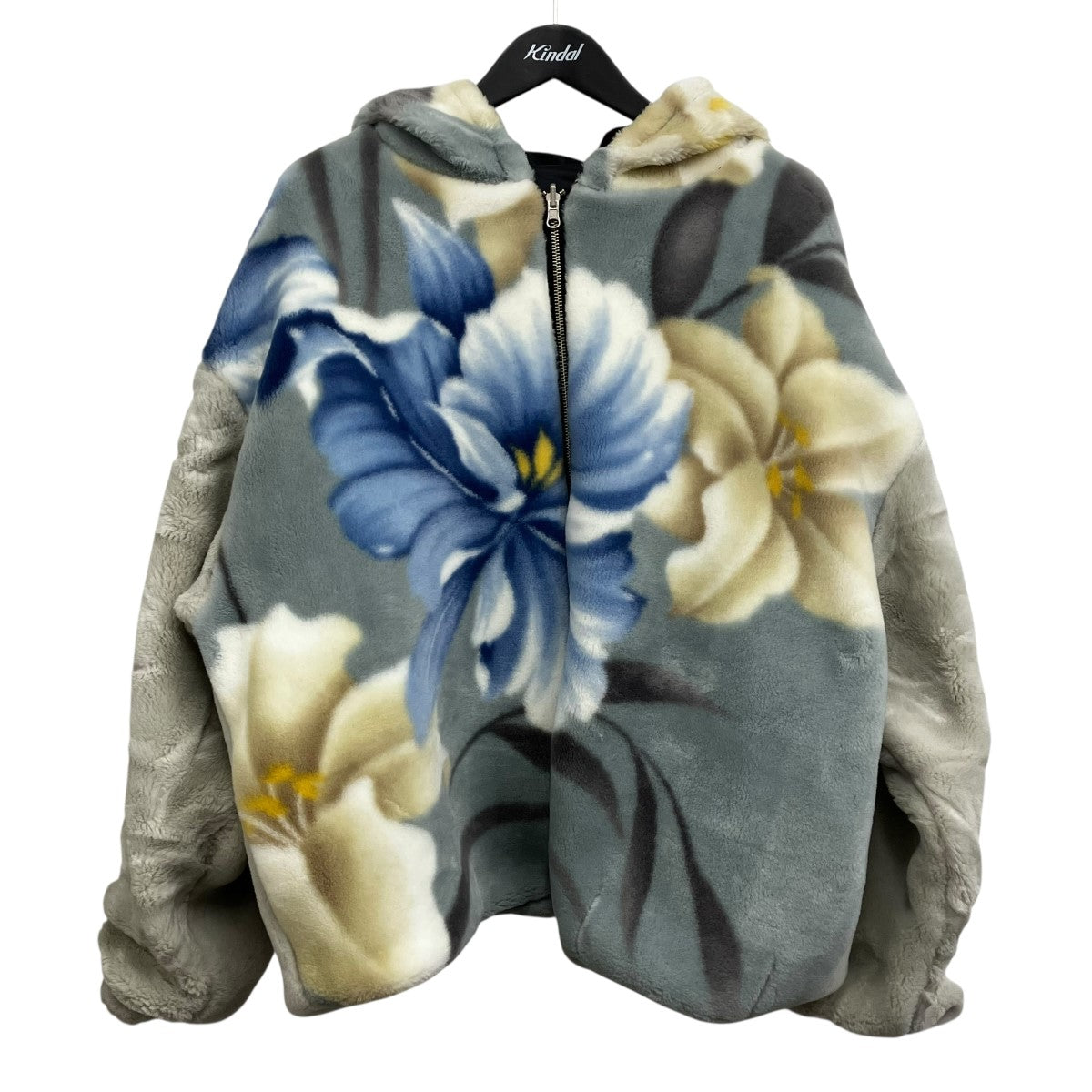 abelia edoward goucha×AYA YAMANAKA HOODED JACKETリバーシブルブランケットジャケット 古着・中古-6枚目のアイテム画像