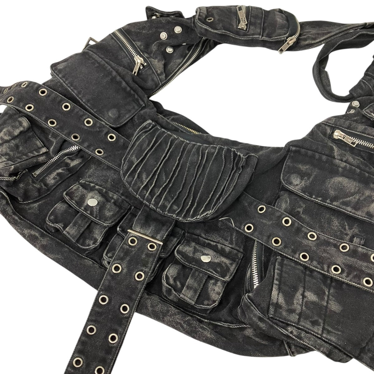 DENIM MULTIPOCKET BAGショルダーバッグ