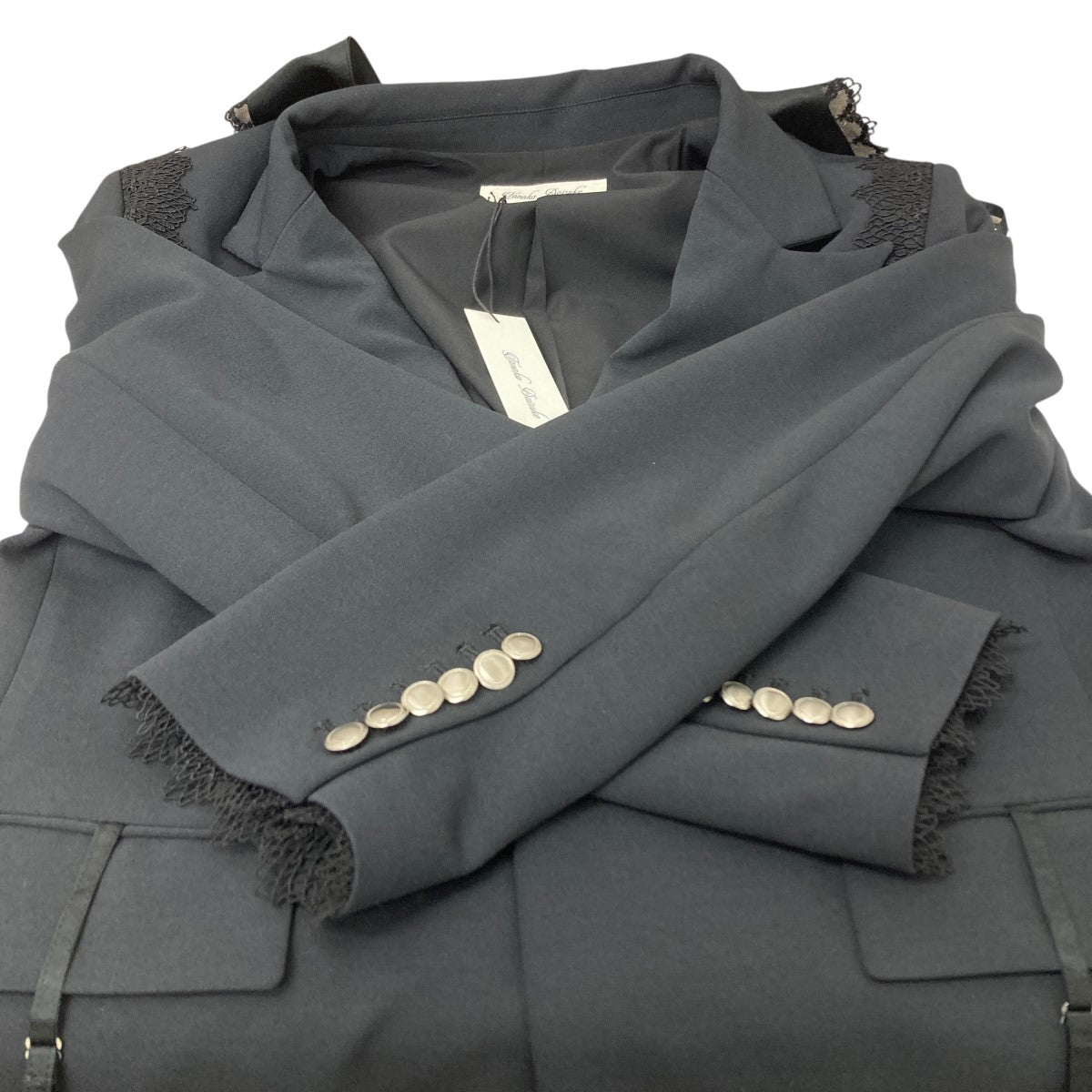 TANAKA DAISUKE(タナカ ダイスケ) garter collar peaked lapel jacket