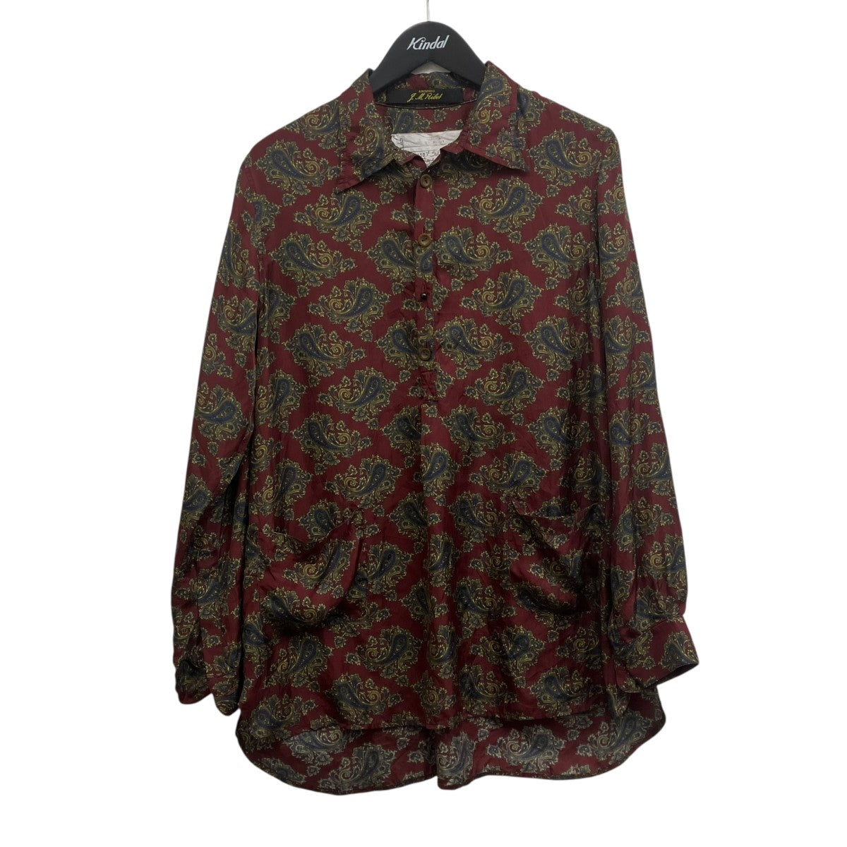 ARCHIVIO J．M．Ribot ハンドペイントシルクシャツ 古着・中古-1枚目のアイテム画像