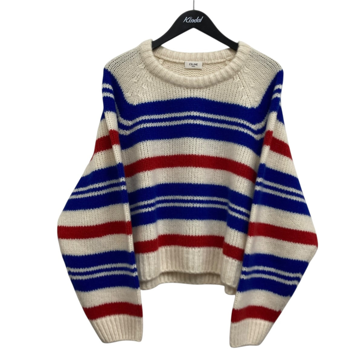 カシミア混クロップドニット