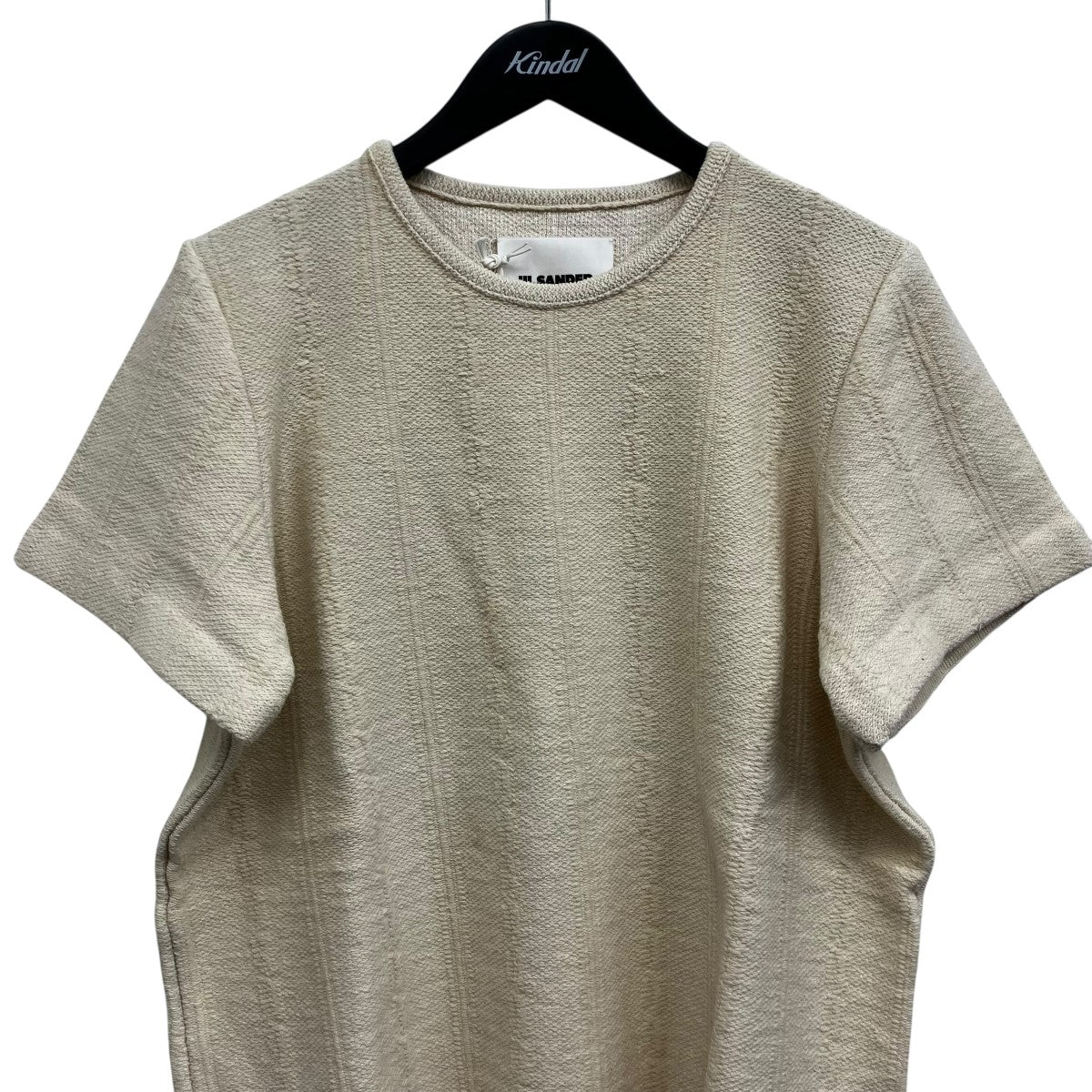 JIL SANDER ショートスリーブフリンジニット 古着・中古-3枚目のアイテム画像