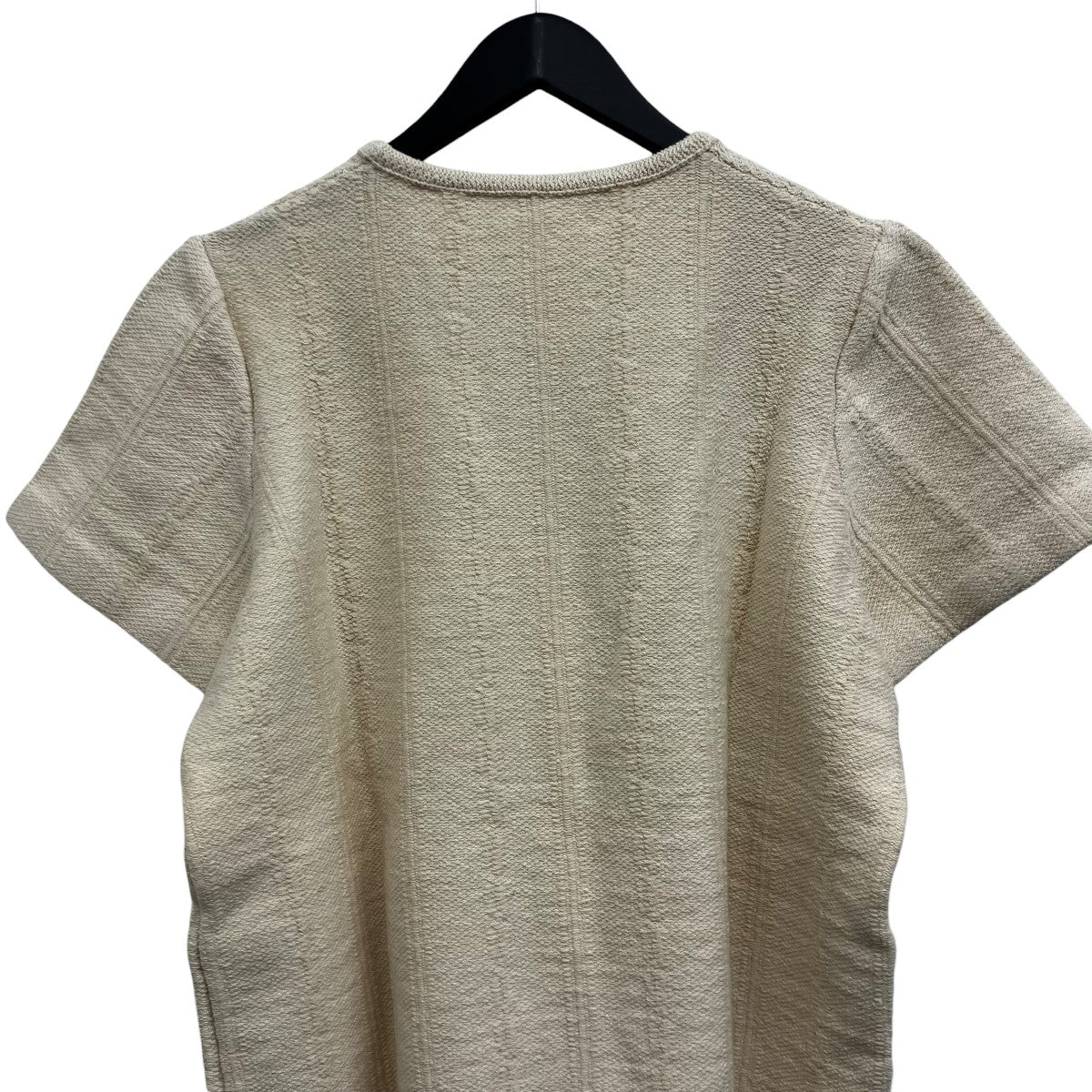 JIL SANDER ショートスリーブフリンジニット 古着・中古-4枚目のアイテム画像