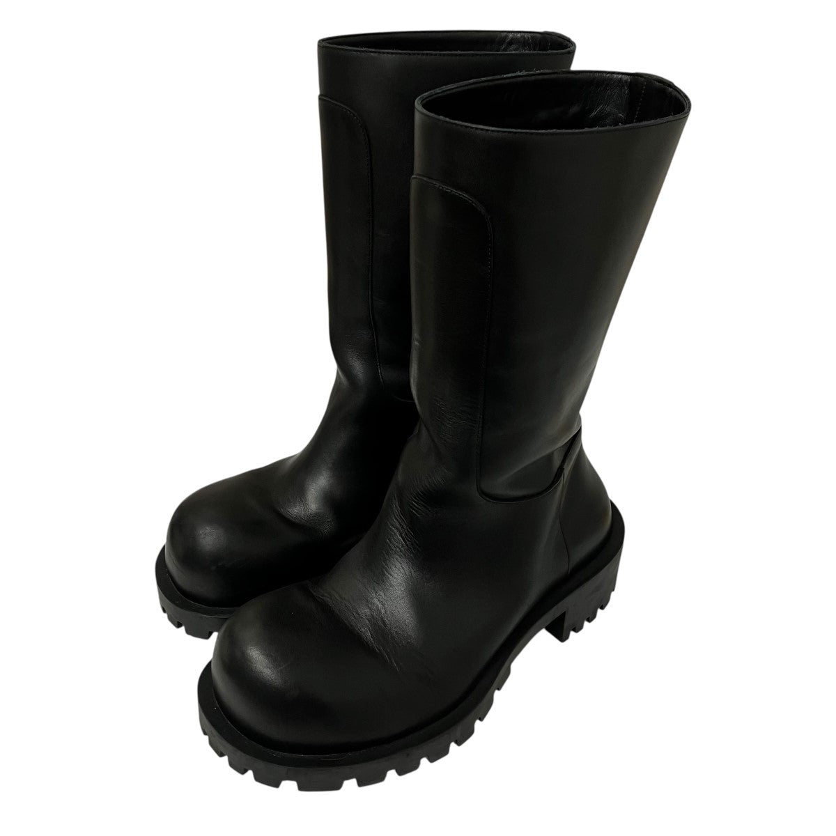 BALENCIAGA(バレンシアガ) ハマーレザーロングブーツ 712810 ブラック