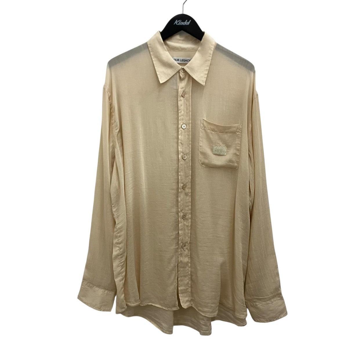 OUR LEGACY×stussy 【WORK SHOP SHIRT】コットンシルクWS2252WS 古着・中古-1枚目のアイテム画像