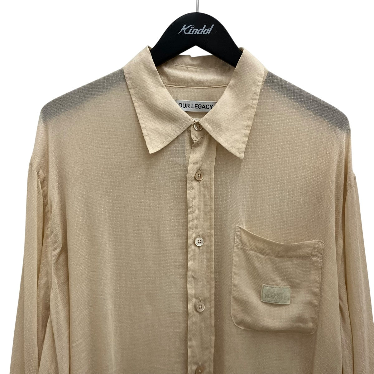 OUR LEGACY×stussy 【WORK SHOP SHIRT】コットンシルクWS2252WS 古着・中古-3枚目のアイテム画像