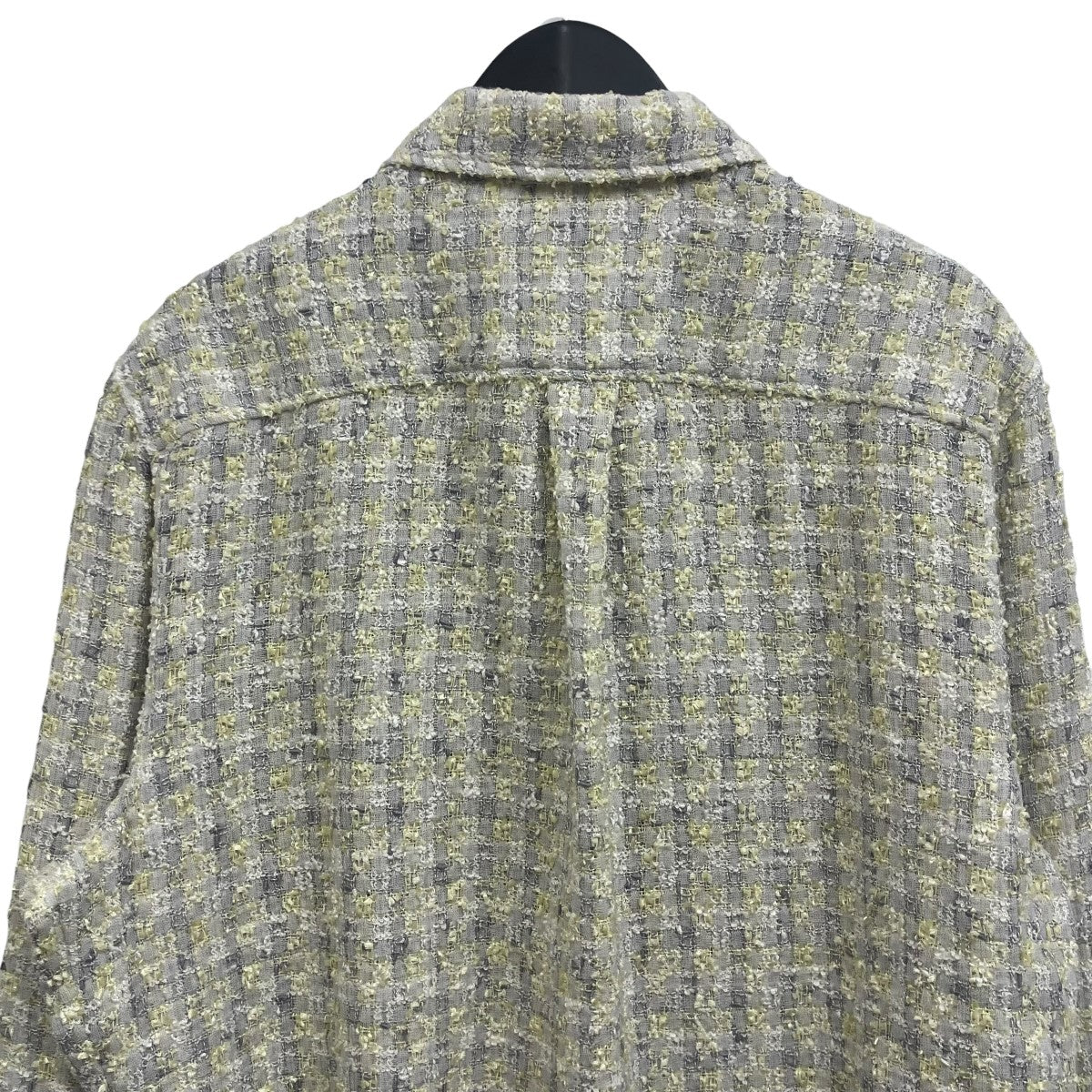 FAITH CONNEXION TWEED OVERSHIERT LIGHT GREYオーバーシャツX180T00574 古着・中古-4枚目のアイテム画像