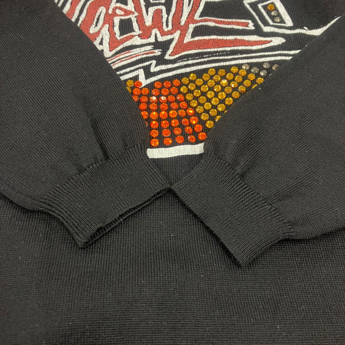 LOEWE ラインストーンロゴニット 古着・中古-4枚目のアイテム画像