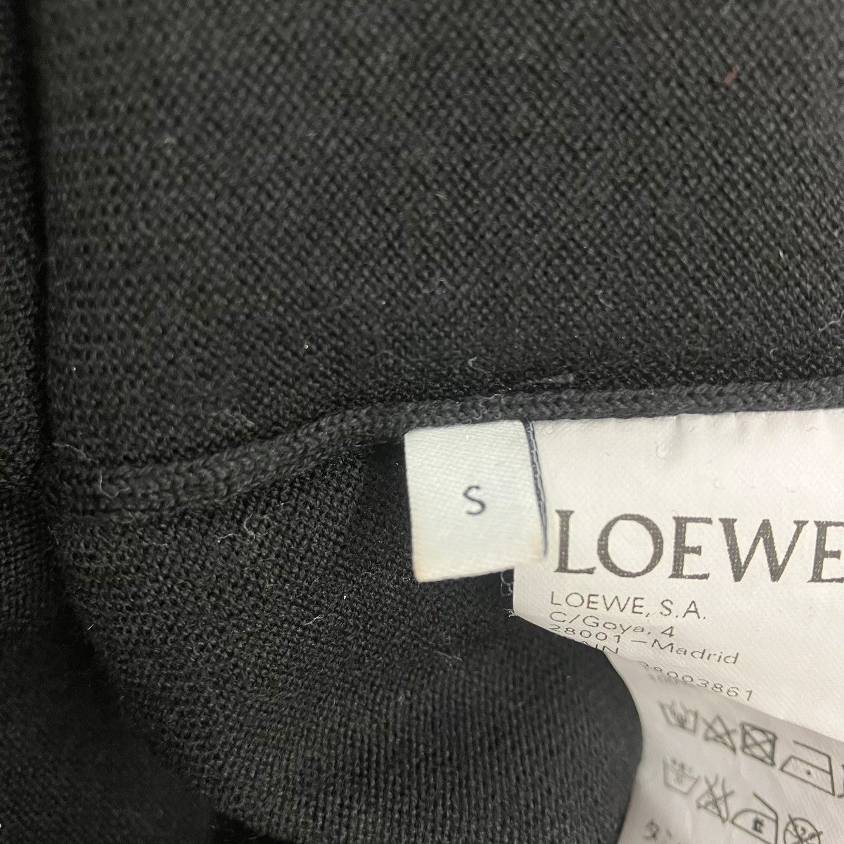 LOEWE ラインストーンロゴニット 古着・中古-5枚目のアイテム画像