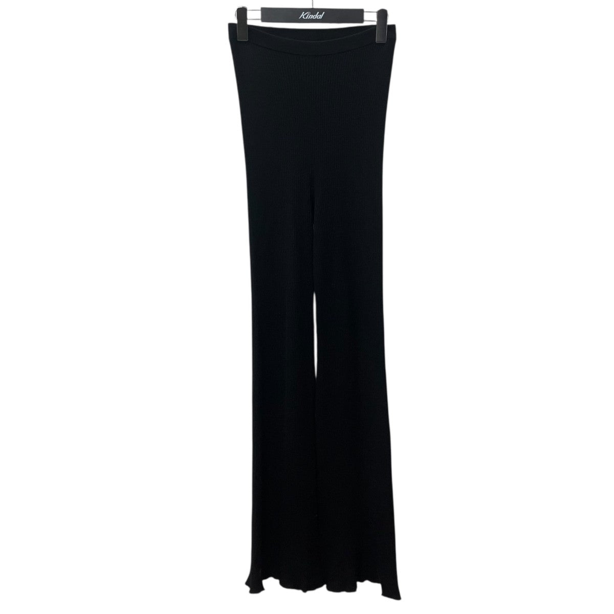 RICK OWENS EDFU RIB KNIT EASY PANTS リブニットパンツ 古着・中古-1枚目のアイテム画像