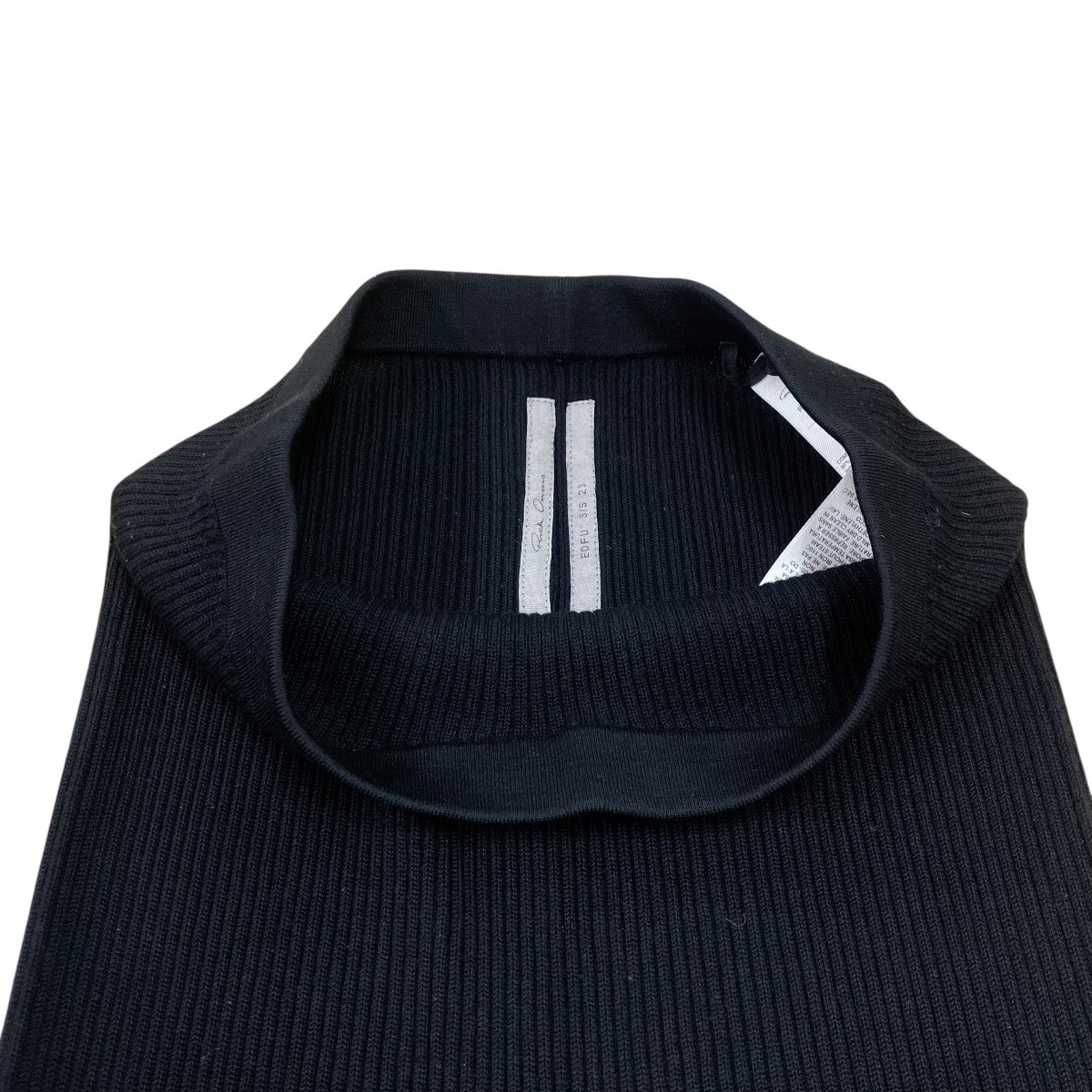 RICK OWENS EDFU RIB KNIT EASY PANTS リブニットパンツ 古着・中古-4枚目のアイテム画像