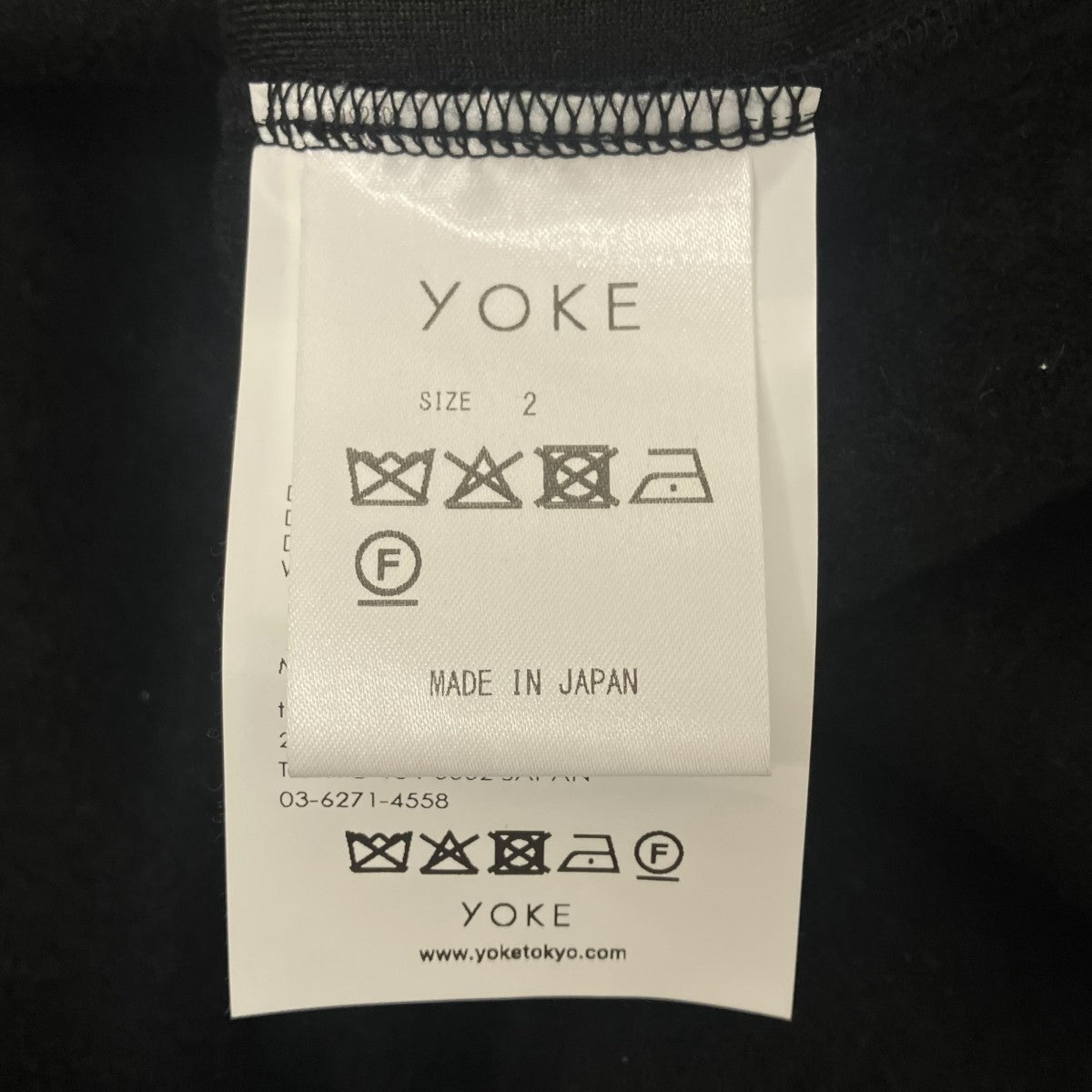 YOKE Silk Fleece Half Zip Pullover プルオーバーシルクフリースジャケット 古着・中古-6枚目のアイテム画像