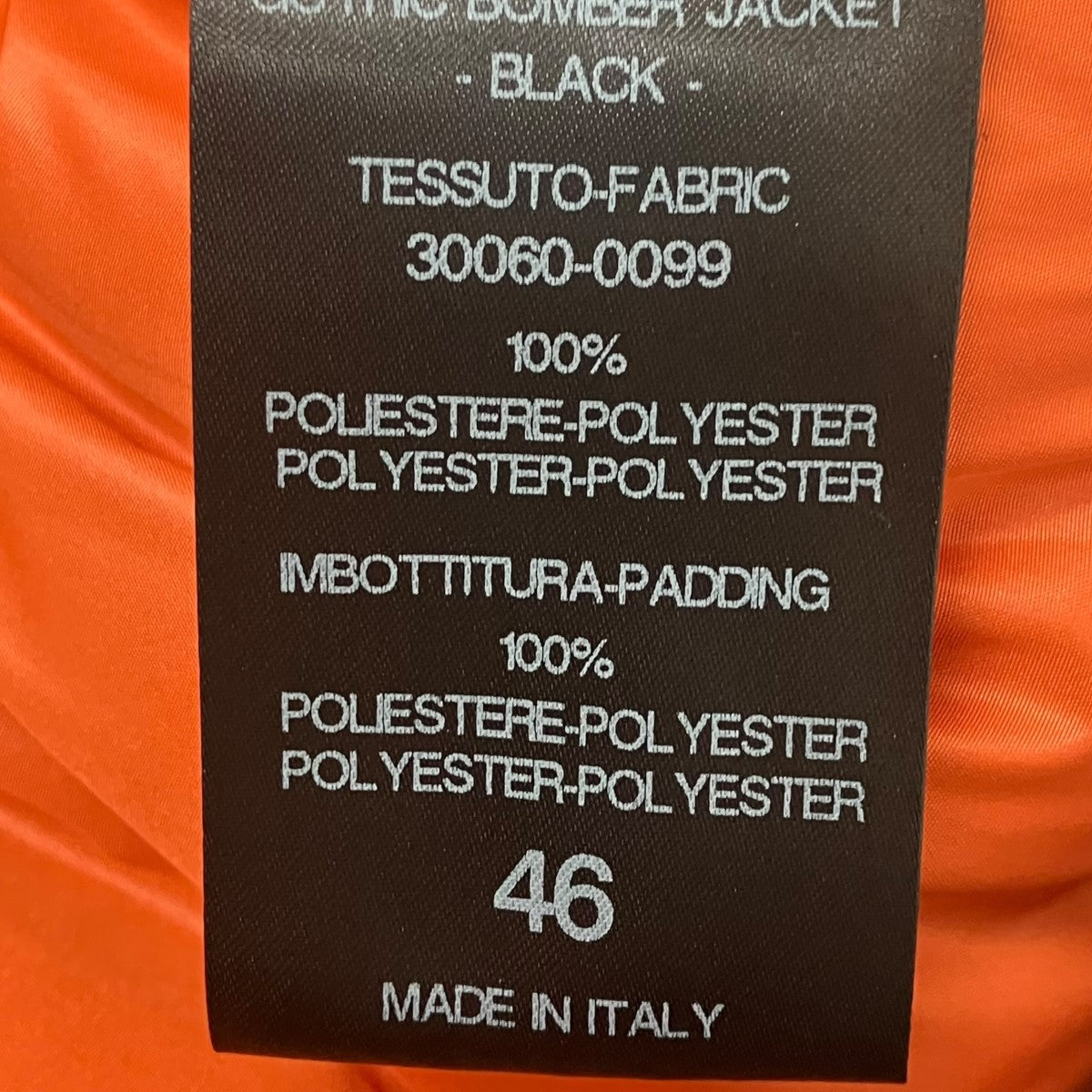 RAF SIMONS GOTHIC BOMBER JACKET スパイダープリントジャケット 古着・中古-6枚目のアイテム画像