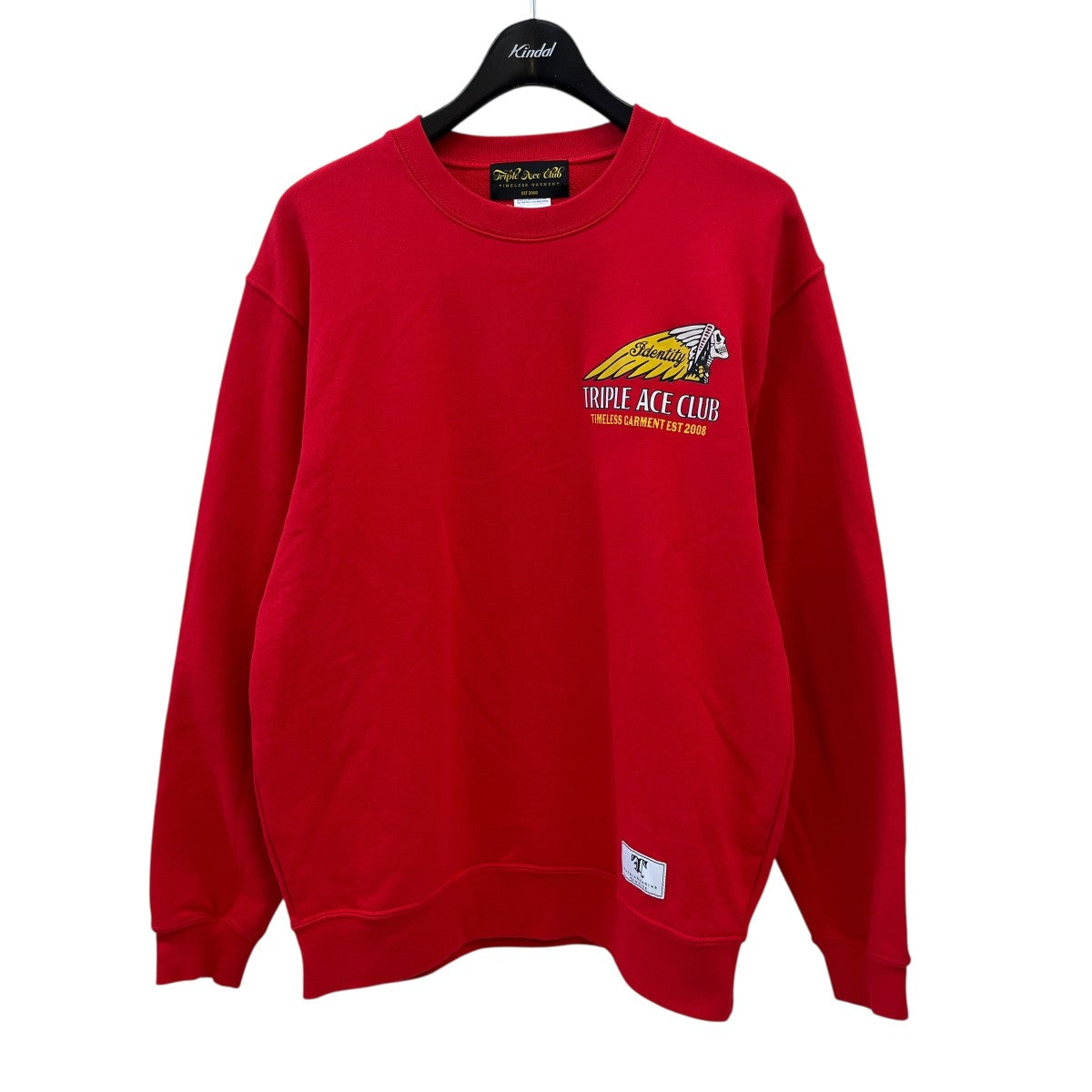 T．A．C．SKULL INDIAN　SWEAT SHIRTクルーネックスウェット5044-01 35998HH