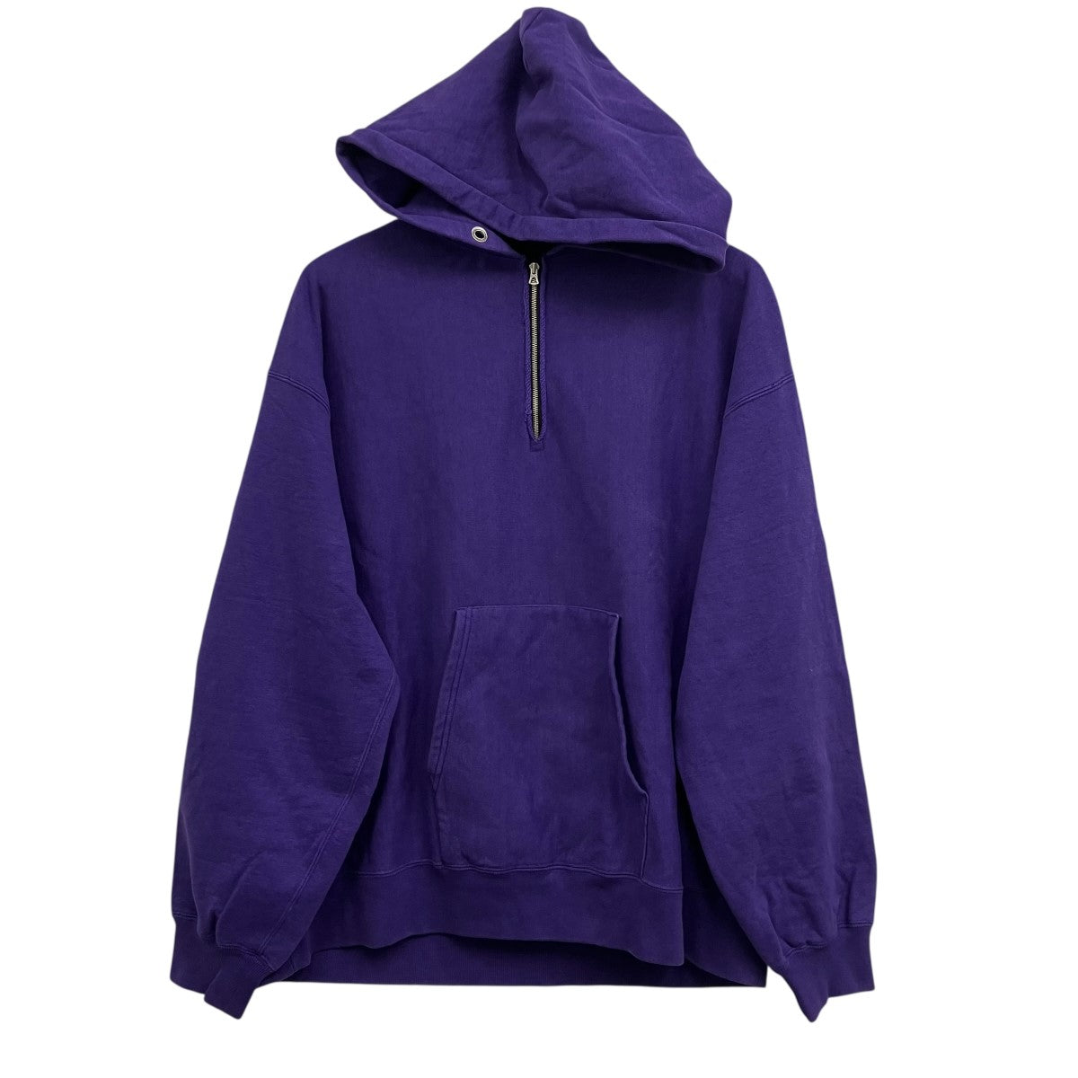 ULTERIOR リバースウィーブハーフジップフーディー 古着・中古-1枚目のアイテム画像