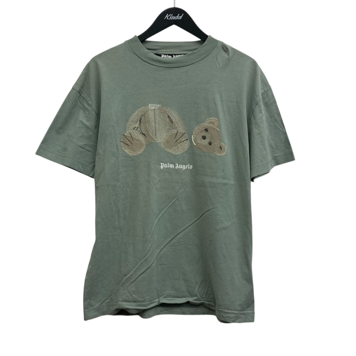 Palm Angels(パームエンジェルス) ベア刺繍クルーネックTシャツ