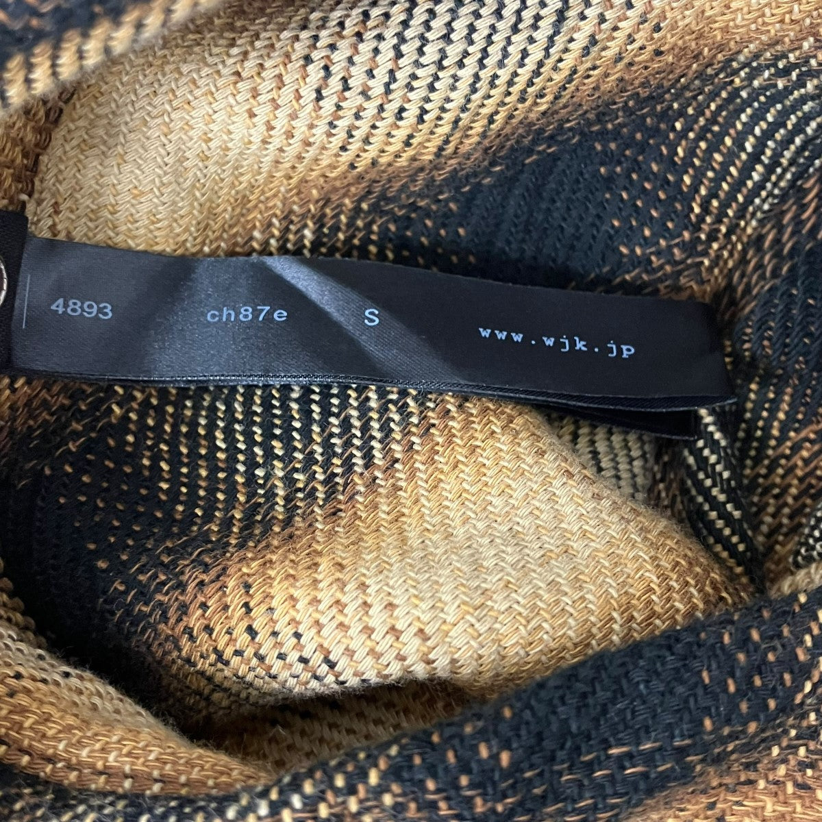 wjk チェックシャツ 古着・中古-5枚目のアイテム画像
