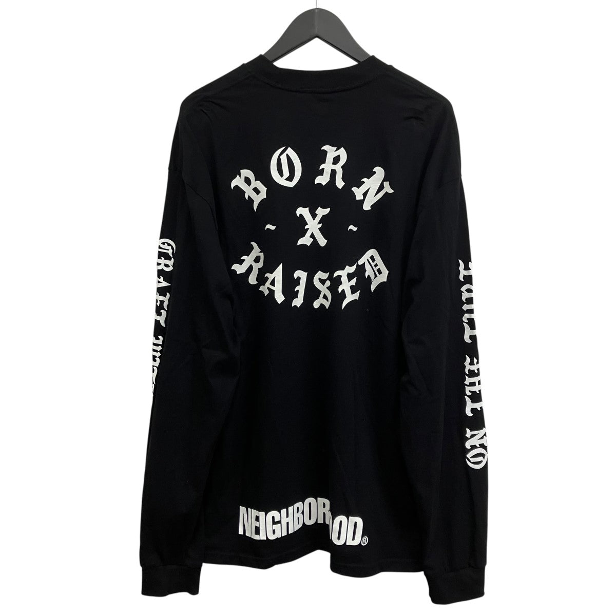 BORN X RAISED×NEIGHBORHOOD ロングスリーブカットソー ブラック