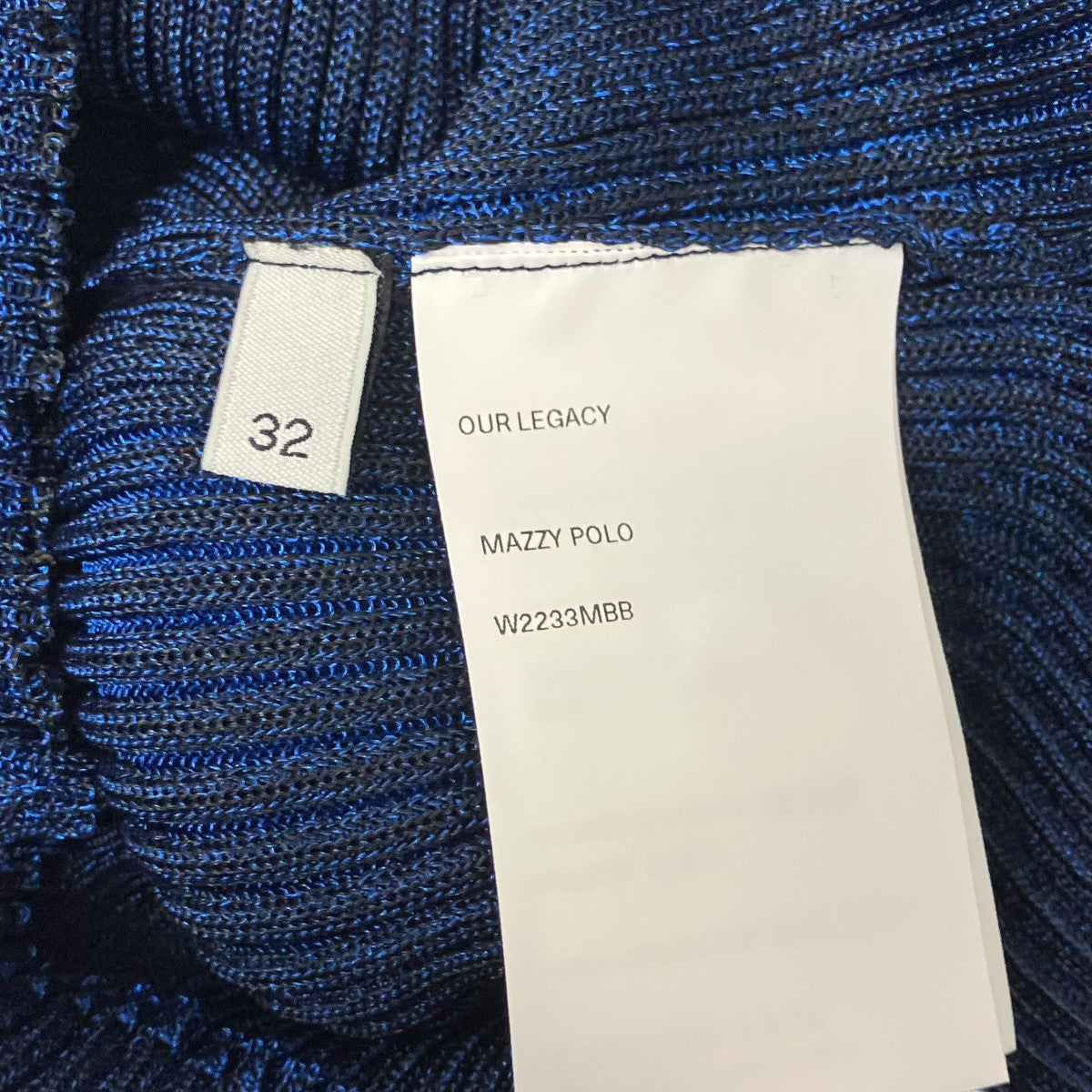 OUR LEGACY Mazzy Polo ニットポロカーディガン 古着・中古-5枚目のアイテム画像