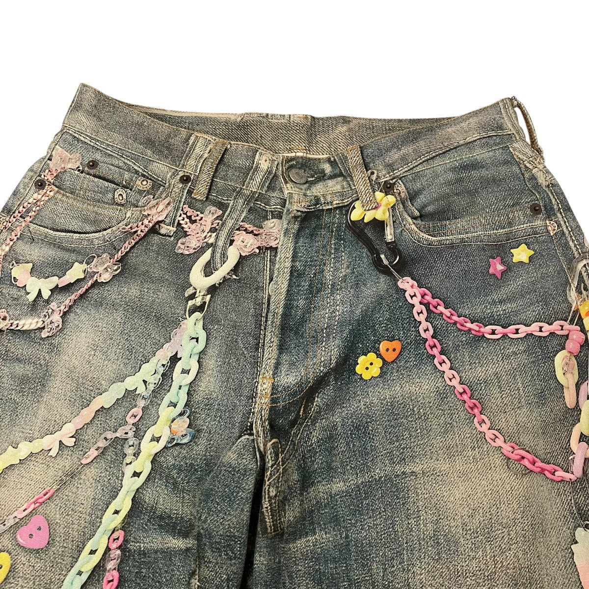 ACNE STUDIOS(アクネストゥディオズ) プリントデニムパンツ FN-MN