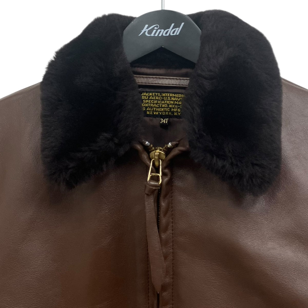 us authentic G-1 MADE IN USA レザージャケット 古着・中古-3枚目のアイテム画像