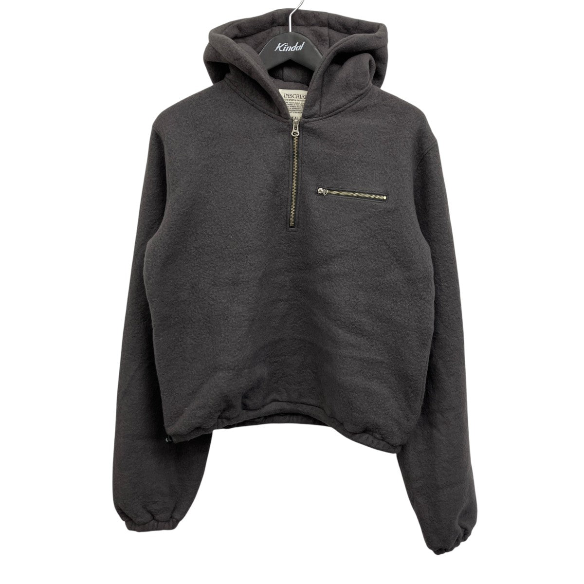 INSCRIRE Freece Hoodie フリースパーカー 古着・中古-1枚目のアイテム画像