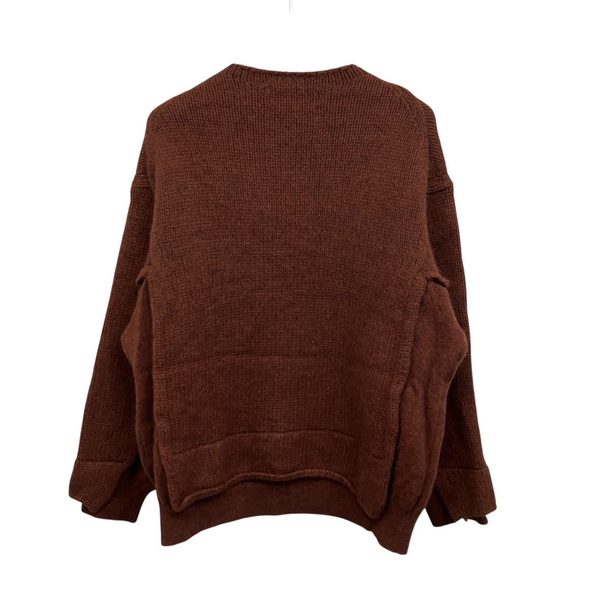YOKE CONNECTING CREW NECK KNIT LS クルーネックニット 古着・中古-2枚目のアイテム画像