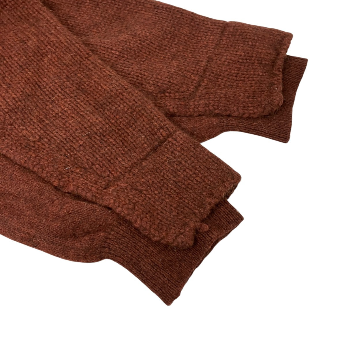 YOKE CONNECTING CREW NECK KNIT LS クルーネックニット 古着・中古-4枚目のアイテム画像