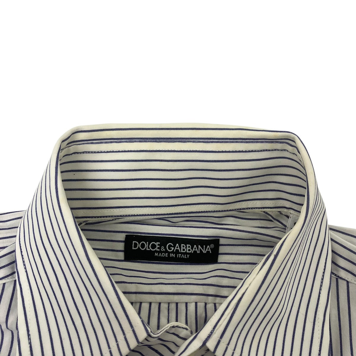 DOLCE ＆ GABBANA ストライプシャツ 古着・中古-7枚目のアイテム画像