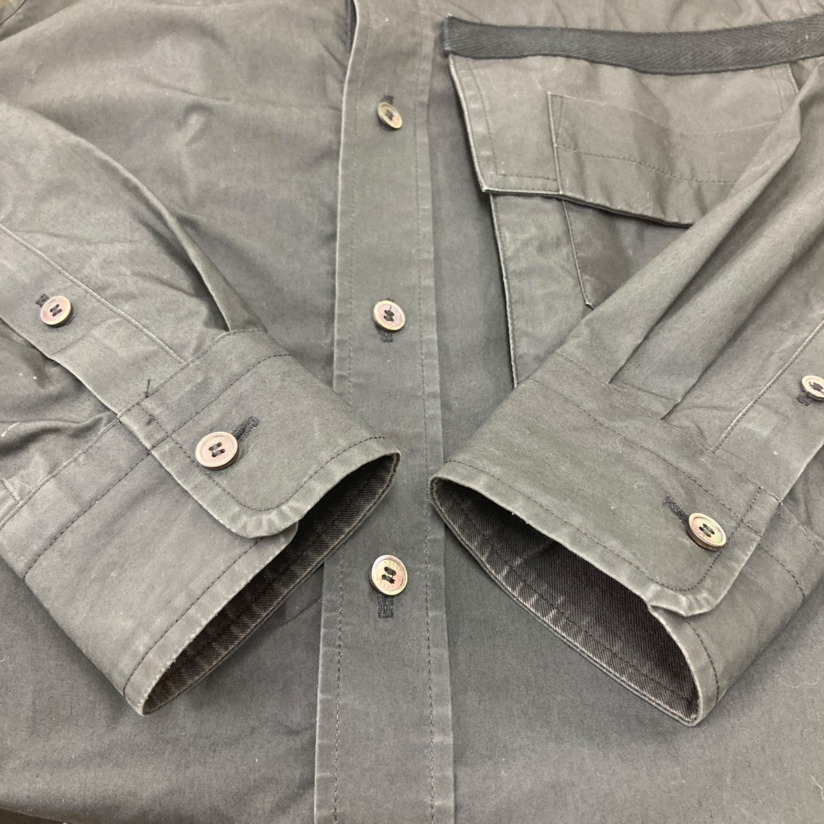 sacai cotton weather shirt ウェザーシャツ 古着・中古-4枚目のアイテム画像